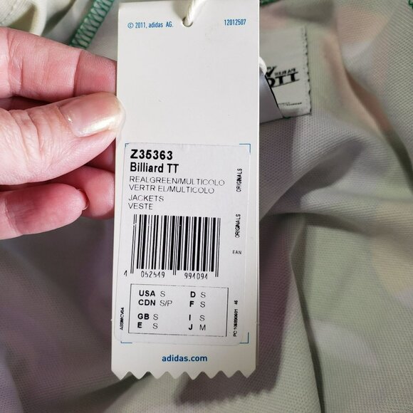 Rare Jeremy Scott x Adidas Green Billiards Track Jacket Pool Balls 2012 - Picture 4 of 15